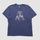 New England Patriots Reebok 2000s T-shirt - Navy Vintage for sale