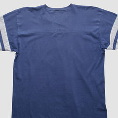 Dallas Cowboys Logo 7 90s T-shirt - Navy Vintage on sale