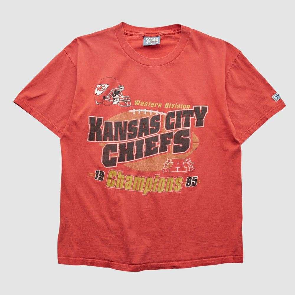 Kansas City Chiefs Lee 1995 T-shirt - Red Vintage discount