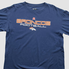 Denver Broncos NFL 2010s Long Sleeve T-shirt - Navy Vintage sale