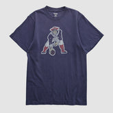 New England Patriots Reebok 2000s T-shirt - Navy Vintage for sale