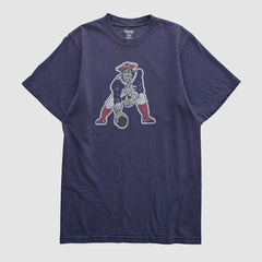 New England Patriots Reebok 2000s T-shirt - Navy Vintage for sale