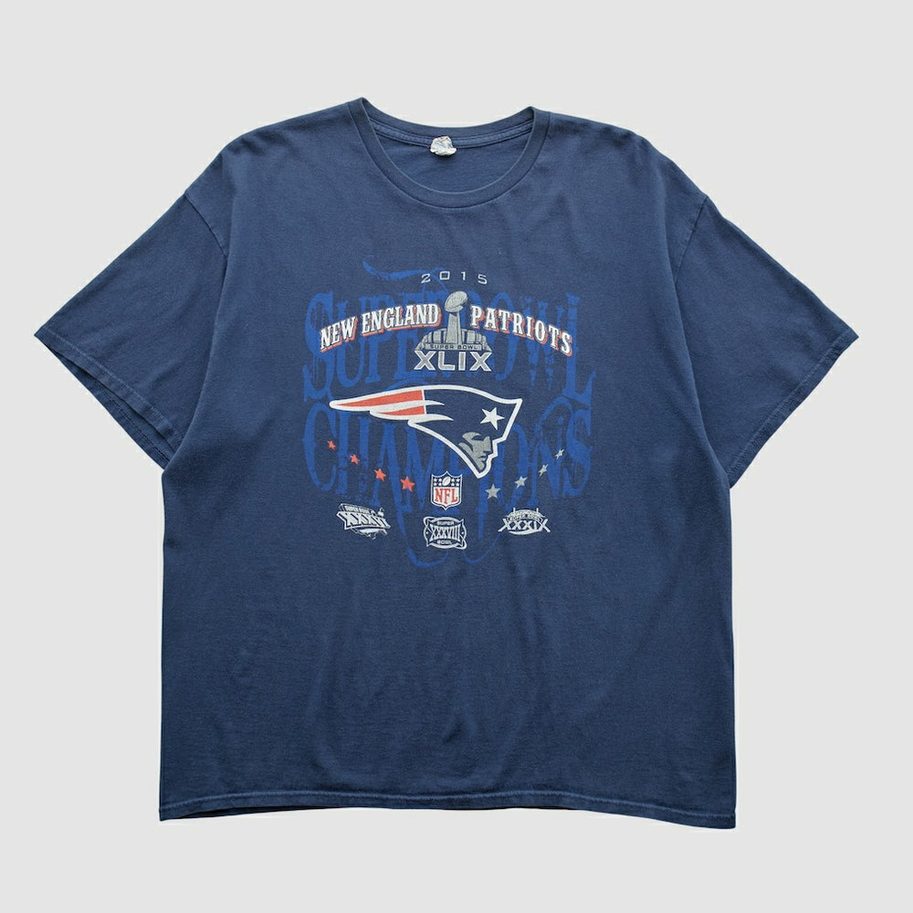 New England Patriots Delta 2015 T-shirt - Navy Vintage on sale