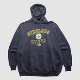 Pittsburgh Steelers 2006 Hooded Pullover Sweatshirt - Black Vintage online