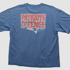 New England Patriots 2000s T-shirt - Blue Vintage sale