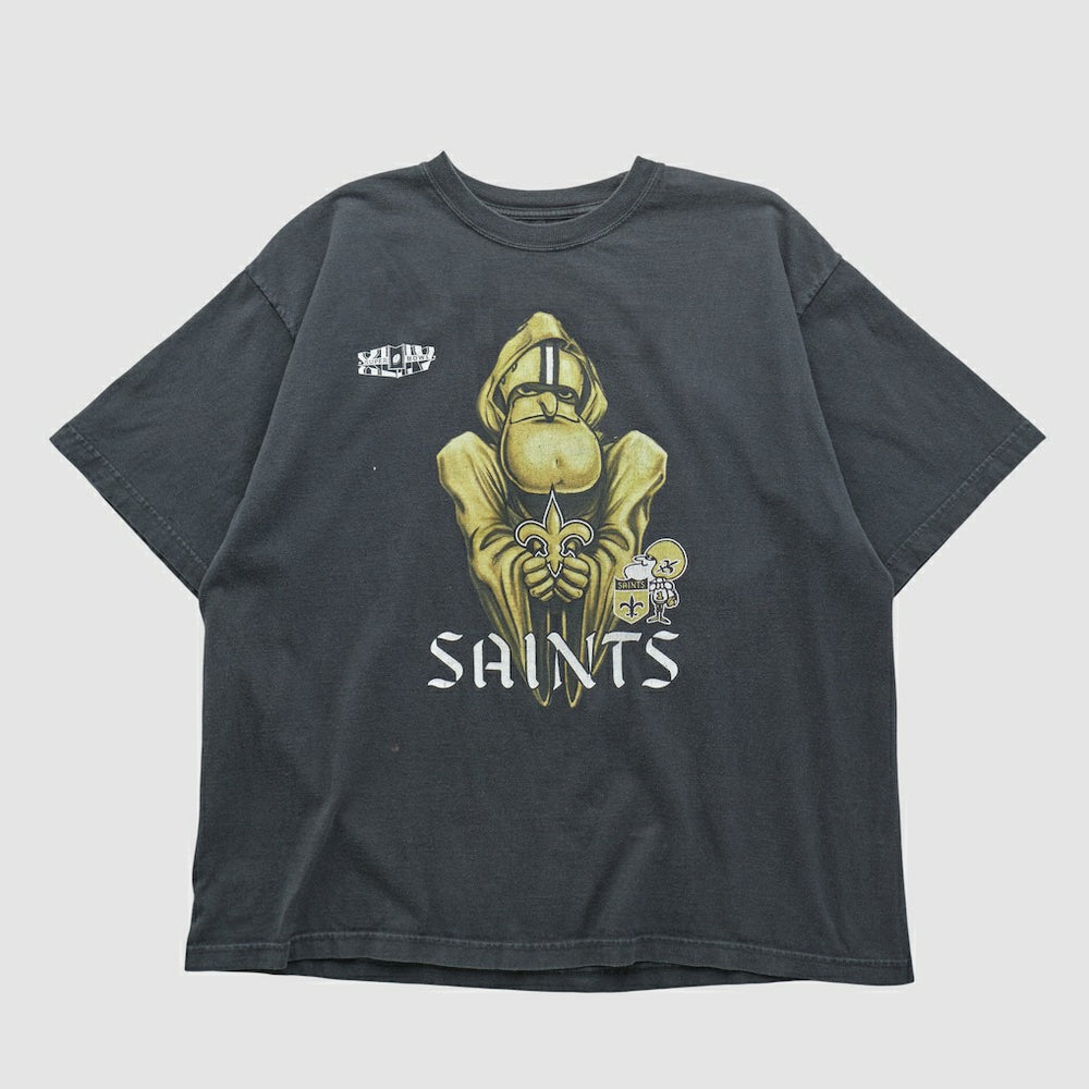 New Orleans Saints Reebok 2010 T-shirt - Black Vintage sale