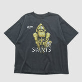 New Orleans Saints Reebok 2010 T-shirt - Black Vintage sale