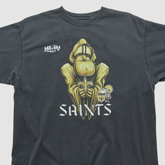 New Orleans Saints Reebok 2010 T-shirt - Black Vintage sale