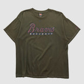 Atlanta Braves 2000s T-shirt - Black Vintage | Nike