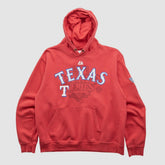 World Series Majestic 2010 Hooded Pullover Sweatshirt - Red Vintage
