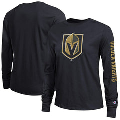 Vegas Golden Knights Champion Women's 2-Hit Long Sleeve T-Shirt Black