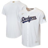 Los Angeles Dodgers Youth 2026 Gold Collection Home Replica Jersey - White | Nike