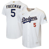 Freddie Freeman Los Angeles Dodgers Youth 2026 Gold Collection Home Replica Jersey - White | Nike