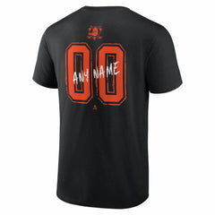 Anaheim Ducks Big & Tall Hustle Personalized Name & Number T-Shirt Black