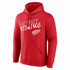 Detroit Red Wings Hustle Personalized Name & Number Hoodie Red