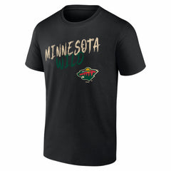 Minnesota Wild Hustle Personalized Name & Number T-Shirt Black