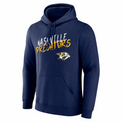 Nashville Predators Hustle Personalized Name & Number Hoodie Navy