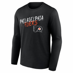 Philadelphia Flyers Hustle Personalized Name & Number Long Sleeve T-Shirt Black