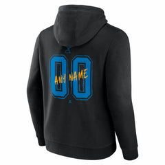 St. Louis Blues Big & Tall Hustle Personalized Name & Number Hoodie Black