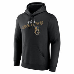Vegas Golden Knights Big & Tall Hustle Personalized Name & Number Hoodie Black