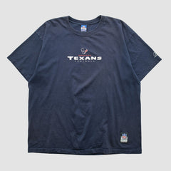Houston Texans Reebok 2000s T-shirt - Navy Vintage cheap