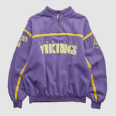 Minnesota Vikings 90s 1/4 Zip Sweatshirt - Purple Vintage sale