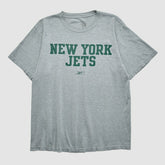 New York Jets Reebok 2000s T-shirt - Heather Gray Vintage on sale
