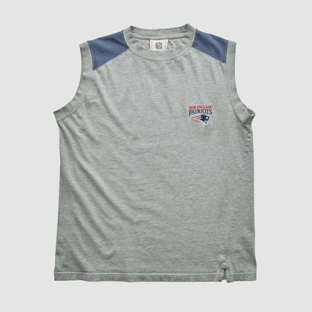 New England Patriots NFL Tank - Heather Gray Vintage sale
