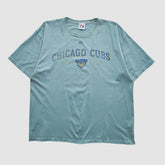 Chicago Cubs Majestic 2000s T-shirt - Light Blue Vintage