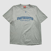New England Patriots NFL 2000s T-shirt - Heather Gray Vintage outlet