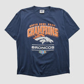Denver Broncos Lee Sport 1998 T-shirt - Navy Vintage cheap