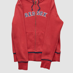Boston Red Sox 2000s Hooded Full Zip Sweatshirt - Red Vintage | Nike