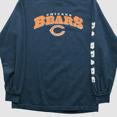 Chicago Bears NFL 2000s Long Sleeve T-shirt - Navy Vintage cheap