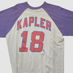 Texas Rangers Logo Athletic T-shirt - Heather Gray Vintage