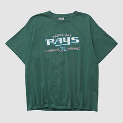 Tampa Bay Rays Lee Sport T-shirt - Green Vintage