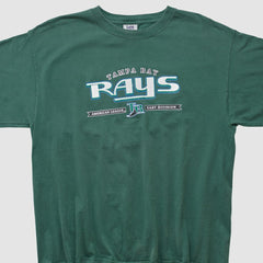 Tampa Bay Rays Lee Sport T-shirt - Green Vintage
