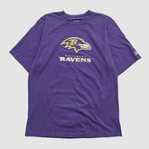 Baltimore Ravens Reebok 2000s T-shirt - Purple Vintage sale
