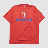 Texas Rangers Genuine Merchandise 2000s T-shirt - Red Vintage