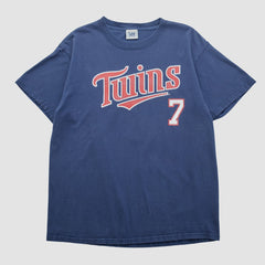 Minnesota Twins Lee Sport 2000s T-shirt - Navy Vintage