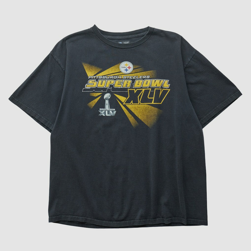 Pittsburgh Steelers NFL 2011 T-shirt - Black Vintage cheap