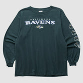 Baltimore Ravens NFL 2000s Long Sleeve T-shirt - Black Vintage sale