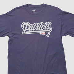 New England Patriots NFL 2000s Long Sleeve T-shirt - Navy Vintage sale
