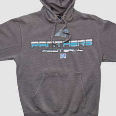 Carolina Panthers NFL 2010s Hooded Pullover Sweatshirt - Dark Heather Gray Vintage for sale