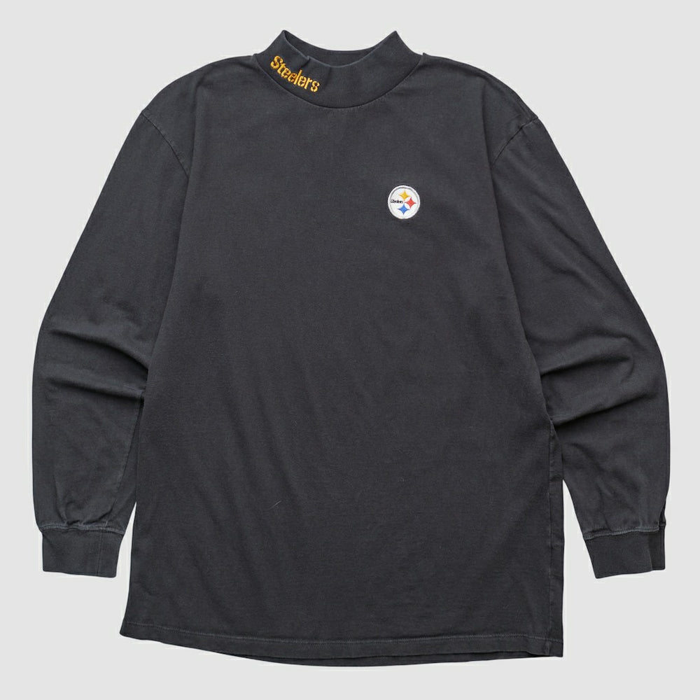 Pittsburgh Steelers NFL 2000s Long Sleeve T-shirt - Black Vintage cheap
