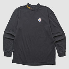 Pittsburgh Steelers NFL 2000s Long Sleeve T-shirt - Black Vintage cheap