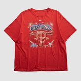 Philadelphia Phillies Majestic 2008 T-shirt - Red Vintage