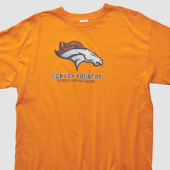 Denver Broncos NFL 2010s T-shirt - Orange Vintage sale