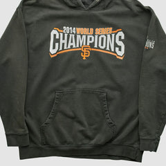 San Francisco Giants Genuine Merchandise 2014 Hooded Pullover Sweatshirt - Charcoal Vintage