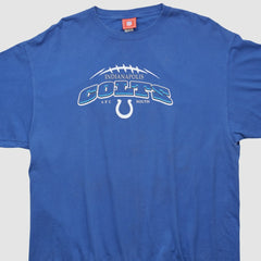 Indianapolis Colts NFL 2000s T-shirt - Blue Vintage sale