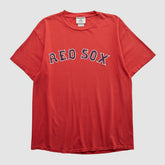 Boston Red Sox Adidas 2000s T-shirt - Red Vintage